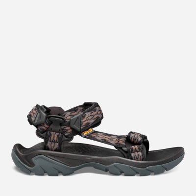 Teva Terra Fi 5 Universal - Men's Teva Sandals - Black | India (XEZK06841)